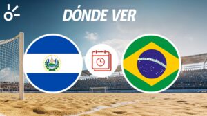 El Salvador vs Brasil: dónde mirar en vivo el partido del Mundial de Futbol Playa 2025