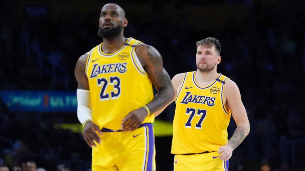 LeBron y Donc con los Lakers