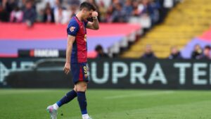 Alerta en Barcelona: Robert Lewandowski se lesiona y peligra su presencia en la final de la Copa del Rey