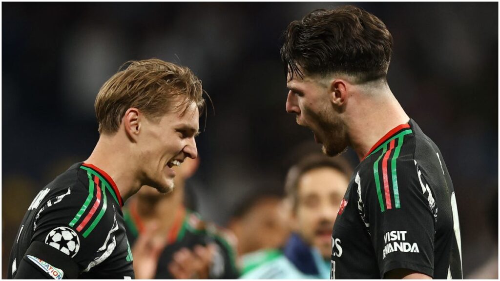 Martin Odegaard y Declan Rice buscan la Champions League | Reuters