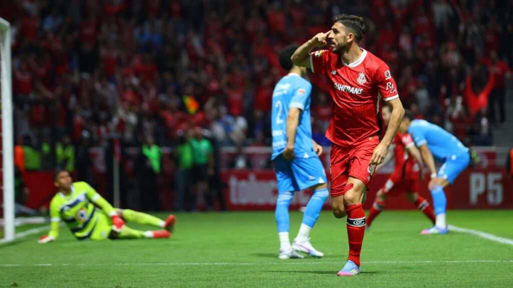 Gol anulado a Paulinho en el Toluca vs Cruz Azul