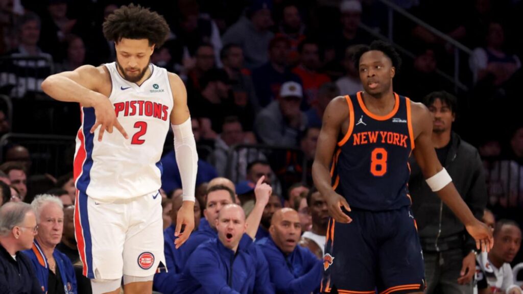 Pistons vence a los Knicks en el juego 2 de su serie