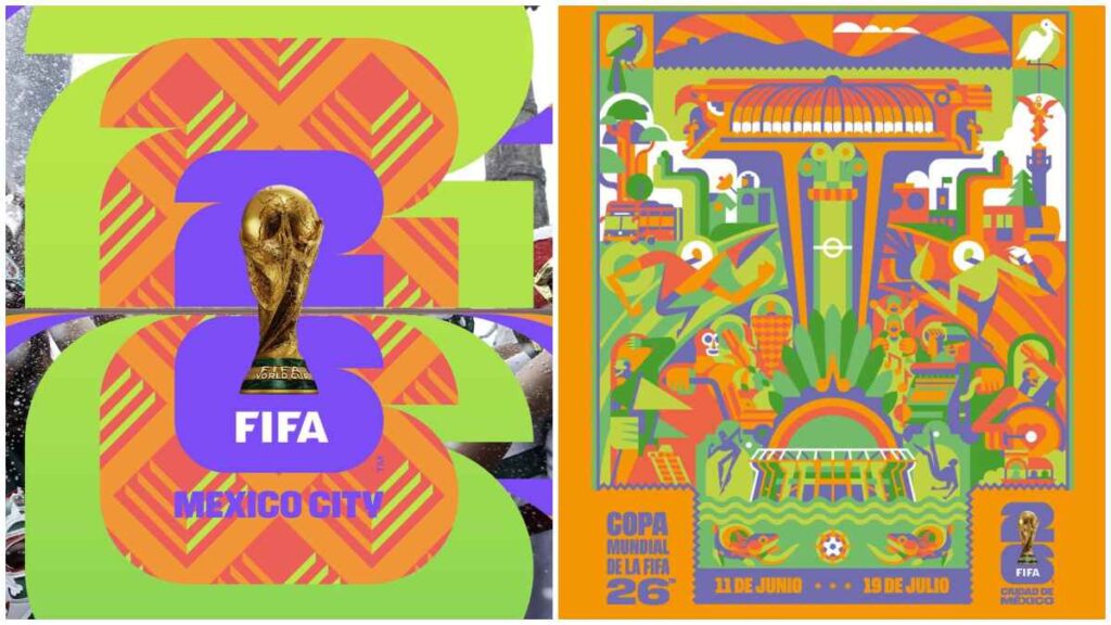 El poster oficial de la CDMX para el Mundial 2026