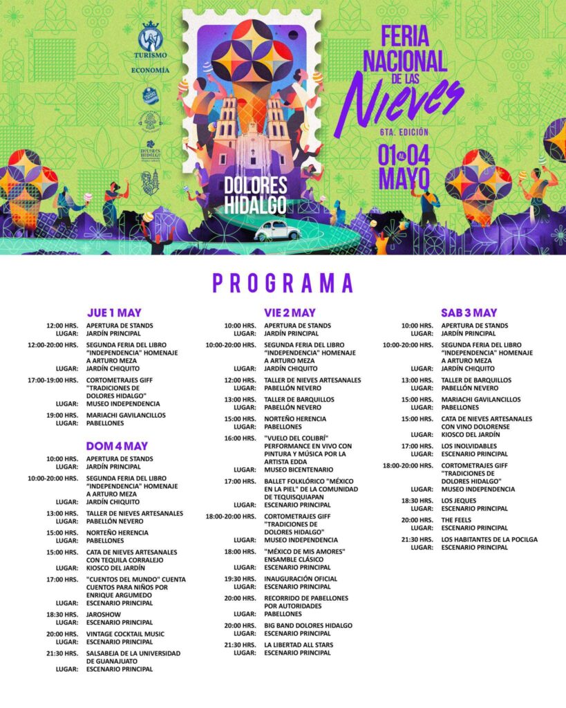 Feria Nacional de las Nieves 2025 Guanajuato