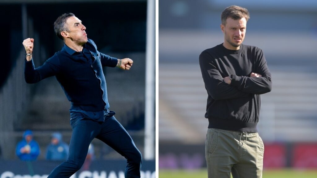 Vicente Sánchez y Martín Anselmi en su paso por Cruz Azul.