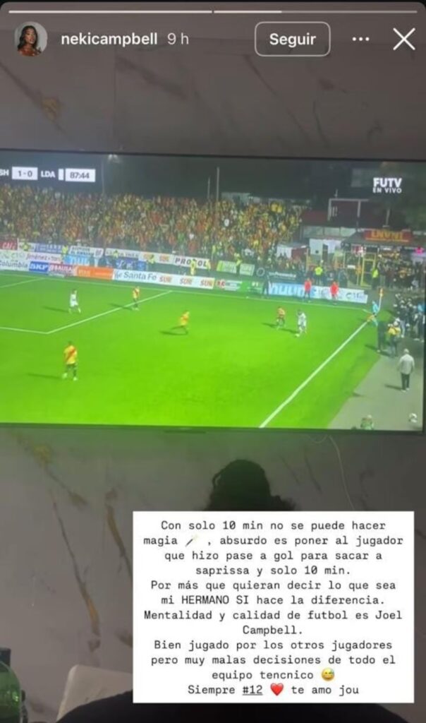 La storie de la hermana de Joel Campbell | @nekicampbell