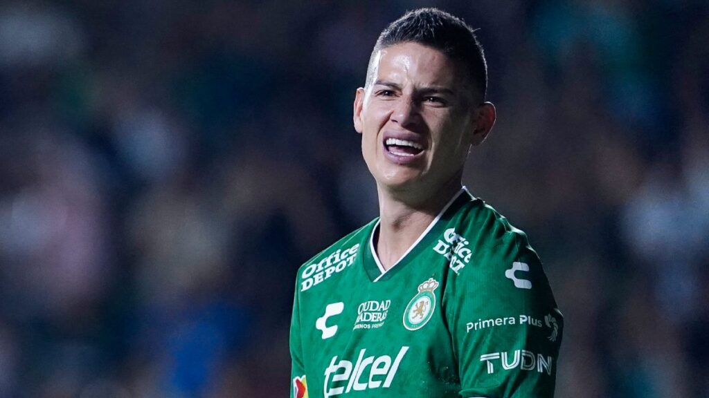 James Rodríguez es duda para los cuartos de final de vuelta entre Cruz Azul y León
