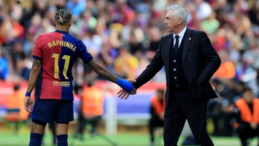 Carlo Ancelotti felicita al Fútbol Club Barcelona por el título de LaLiga