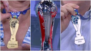 El trofeo de la Liga MX visita las instalaciones de Claro Sports