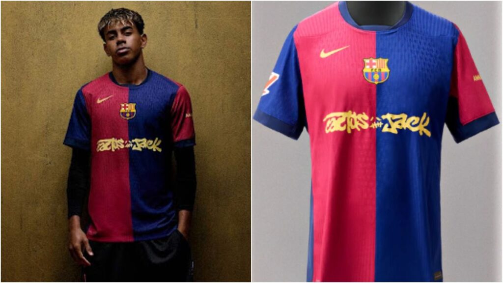 Barcelona jersey para el Clásico