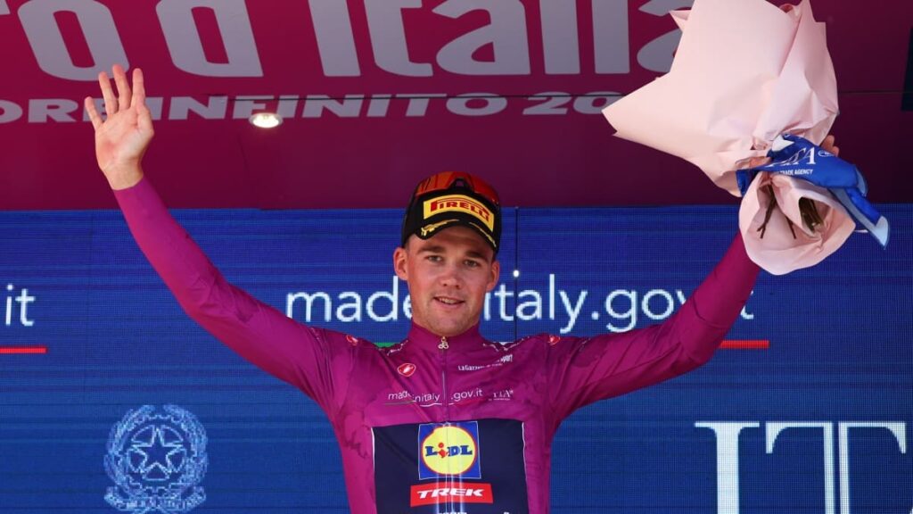 Mads Pedersen en el Giro de Italia | Reuters.