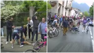 Caos en el Giro de Italia: caída masiva afecta a varios latinoamericanos en la sexta etapa