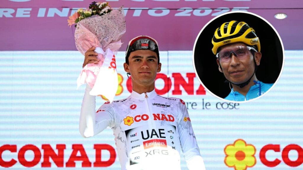 Isaac del Toro y Nairo Quintana | Reuters y AP.