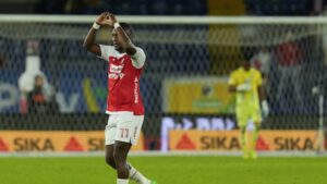 Hugo Rodallega pide disculpas a la afición de Santa Fe por el 6-1: “Ese resultado no influye”