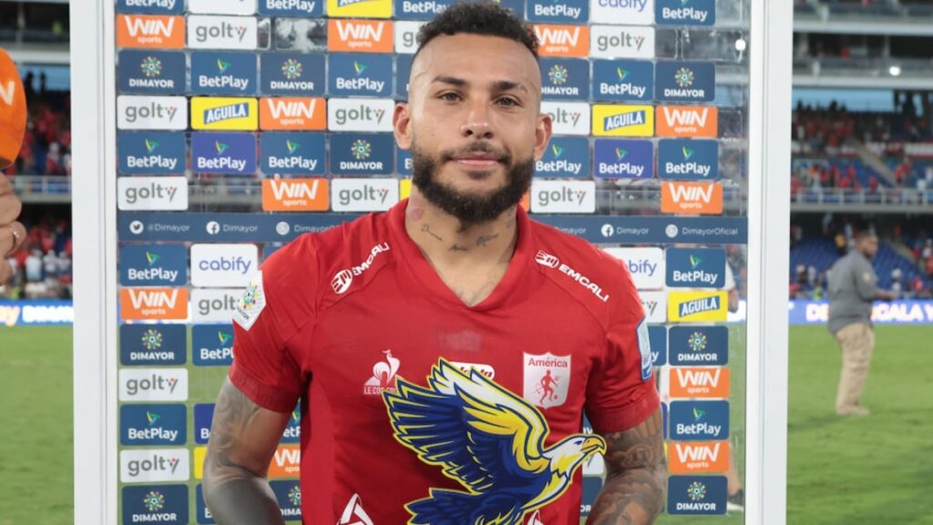 Duván Vergara, jugador del América | VizzorImage.