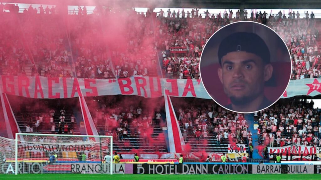 Lucho en el estadio Metropolitano | VizzorImage - Captura Win Sports.