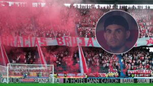 Espectador de lujo: Luis Díaz no se pierde el partido del Junior antes de concentrar con la Selección