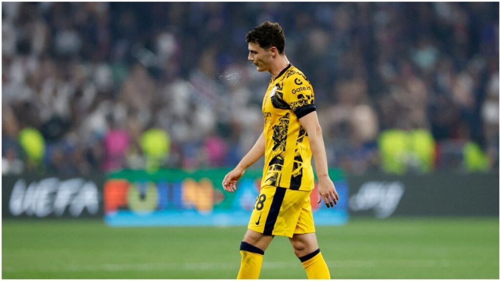 Benjamin Pavard muestra la frustración del Inter | Reuters