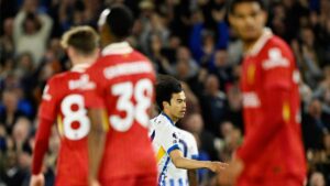 Liverpool es sorprendido por el Brighton y ya son tres partidos consecutivos sin triunfo