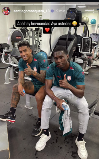 Captura de pantalla IG de Harold Santiago Mosquera.