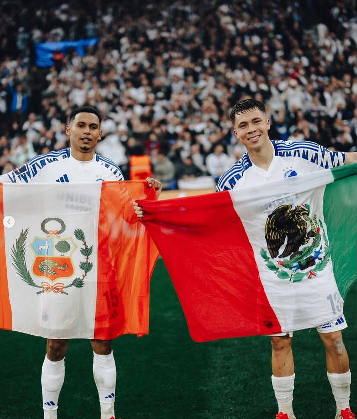 Rodrigo Huescas celebra el título. | Foto Instagram: fc_kobenhavn