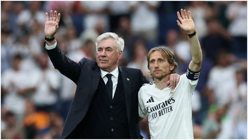 Carlo Ancelotti y Luka Modric le dicen adiós al Real Madrid | Reuters