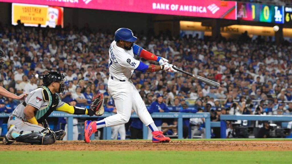 Teoscar Hernández de los Dodgers