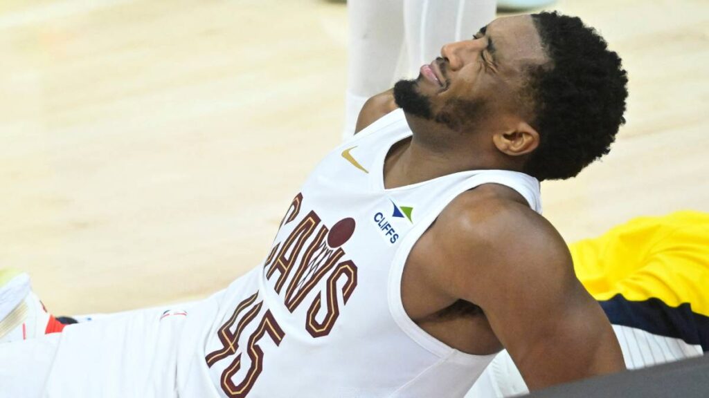 Donovan Mitchell podría perderse el vital duelo cinco de la serie ante Indiana. Reuters