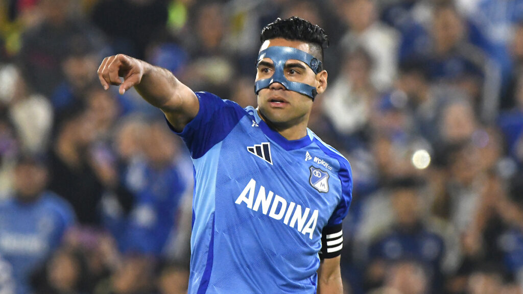 Falcao García, durante el partido de Millonarios. - Vizzor Image.