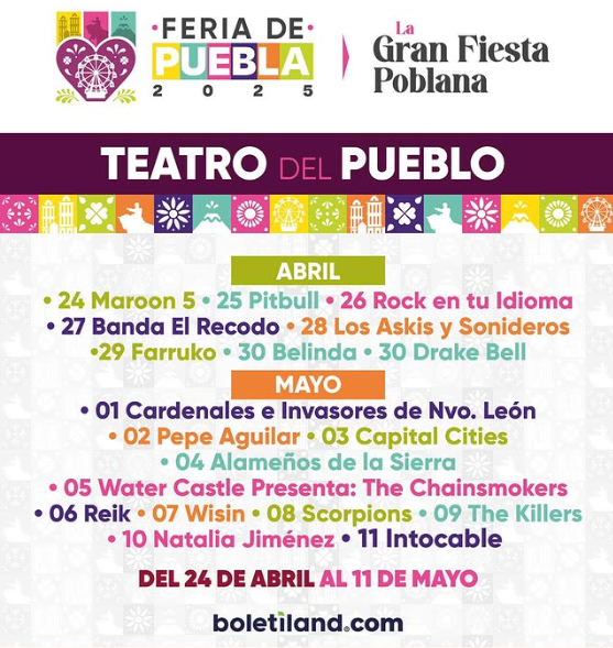 Feria de Puebla: Estos son los horarios, artistas y el estado del clima de cara al cierre del evento programado para este fin de semana.