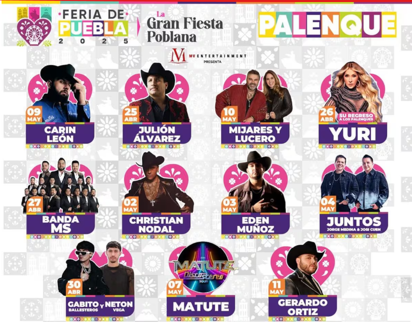 Feria de Puebla: Estos son los horarios, artistas y el estado del clima de cara al cierre del evento programado para este fin de semana.