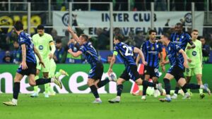 Inter deja al Barcelona sin final con una épica remontada en tiempo extra