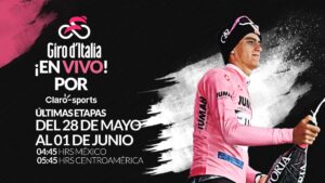¡Isaac del Toro y el Giro de Italia 2025, transmisión EN VIVO por Claro Sports!
