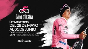 ¡Isaac del Toro y el Giro de Italia 2025 en vivo por Claro Sports!