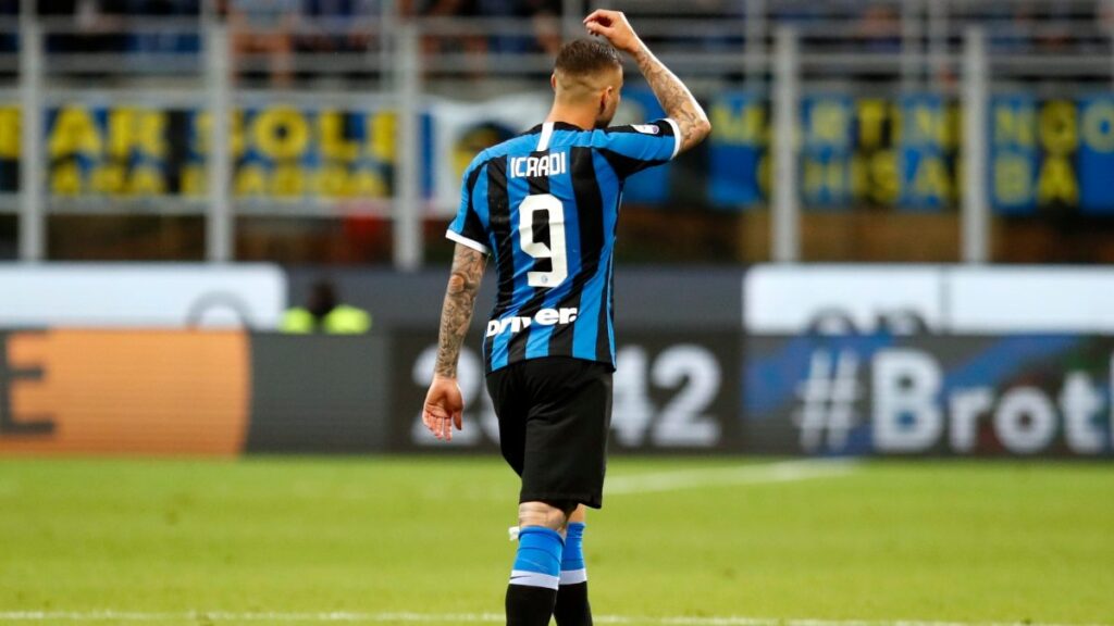 Icardi durante su etapa con el Inter