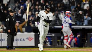 Jasson Domínguez le da la victoria a los Yankees ante Rangers con un home run en la novena