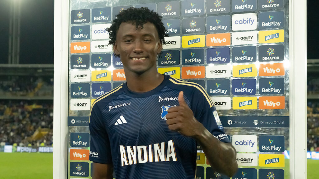 Jhoan Hernández, defensor de Millonarios. - Vizzor Image.