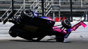 El terrorífico accidente de Kyffin Simpson en los entrenamientos del Indy 500