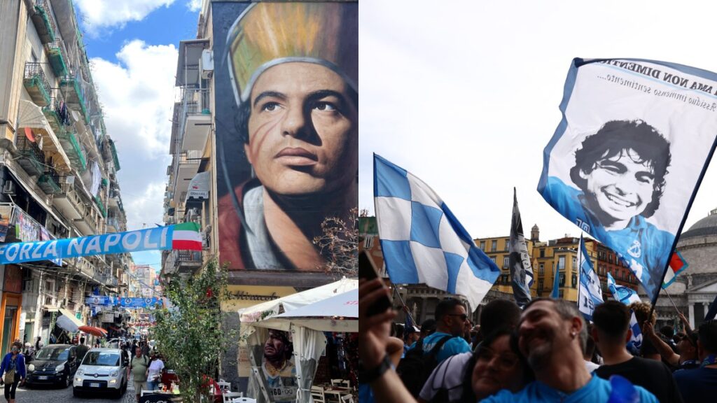 Aficionados del Napoli palpitan la previa de la conquista del título