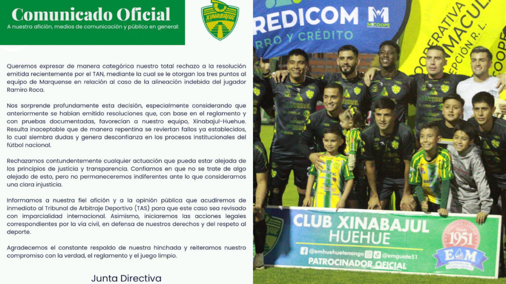 Xinabajul emitió un comunicado contra el fallo. (Facebook Xinabajul)