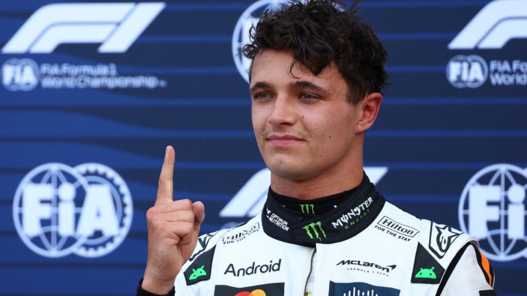 Lando Norris valora el tranajo de McLaren en su pole en Mónaco