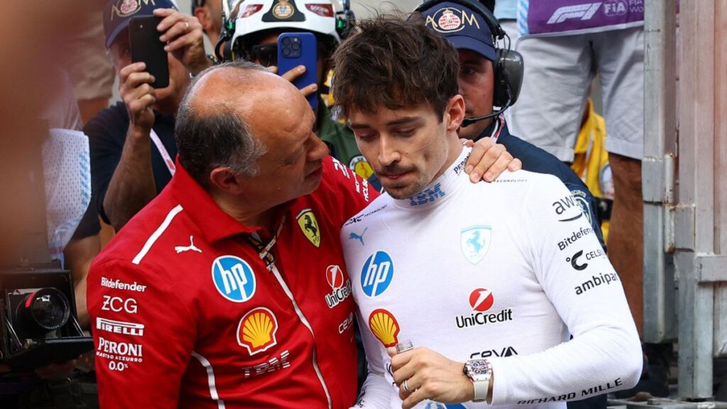 Leclerc, inconforme pese al segundo lugar en casa | REUTERS/Piroschka Van De Wouw