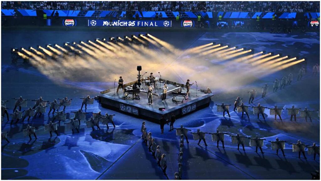 Linkin Park en la final de la Champions League | Reuters