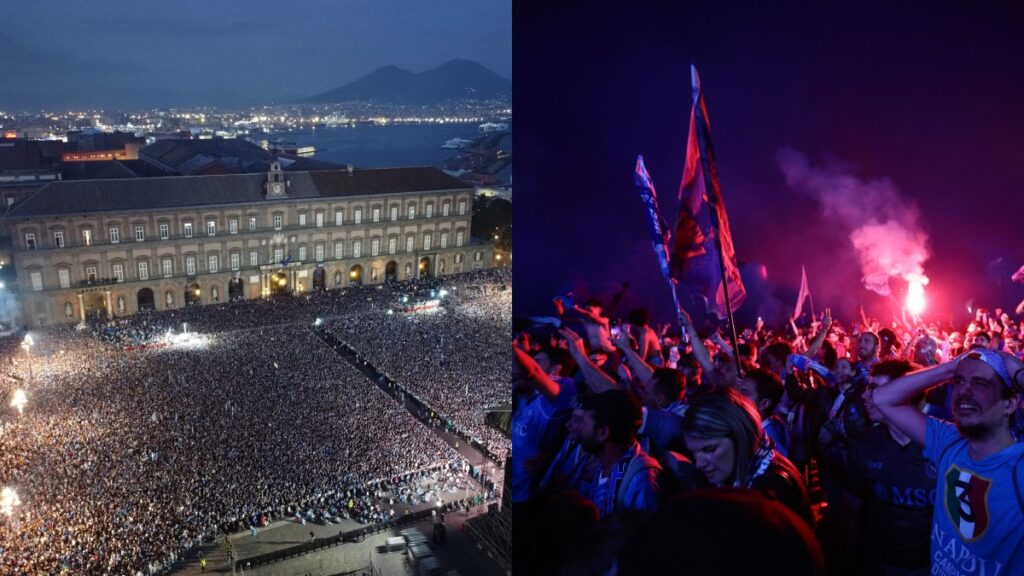 Así se vivió en la Piazza del Plebiscito