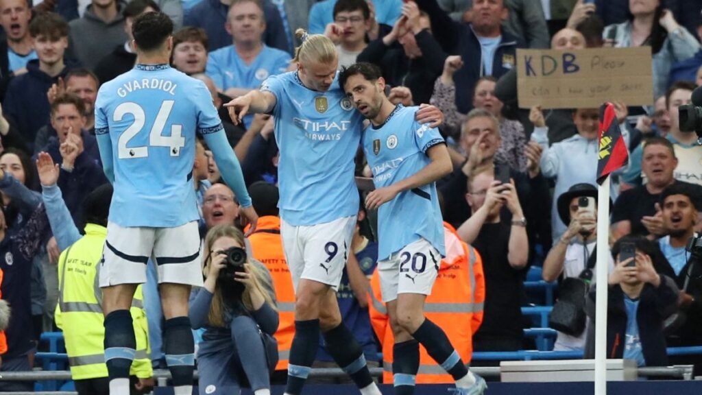 Manchester City vence al Bournemouth y casi asegura su pase a Champions