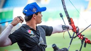Matías Grande avanza a semifinales en la Copa del Mundo de Tiro con Arco en Shanghái