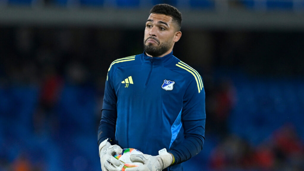 Álvaro Montero, en un partido con Millonarios. - Vizzor Image.