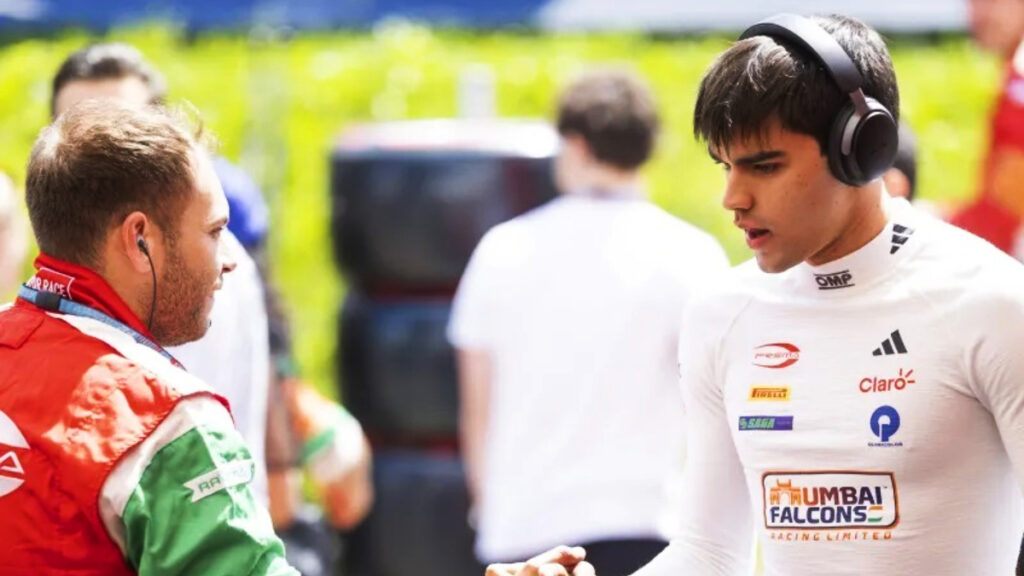 Sebastián Montoya, en una carrera. - PREMA Racing.