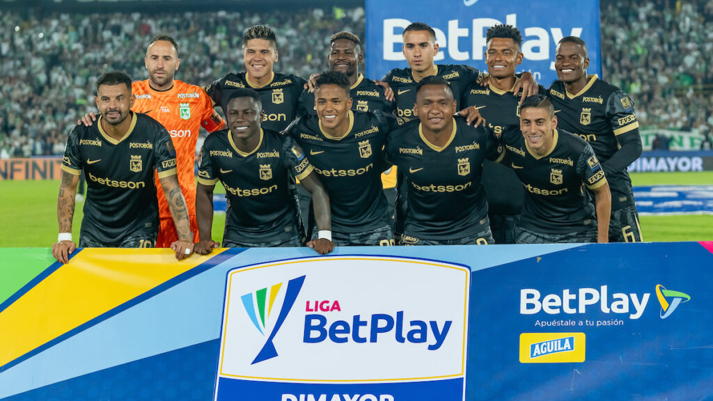 Jugadores de Atlético Nacional, en Bogotá. - Vizzor Image.