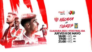 Necaxa vs Tigres: El espectacular juego de Liguilla del Clausura 2025 se vive en Claro Sports
